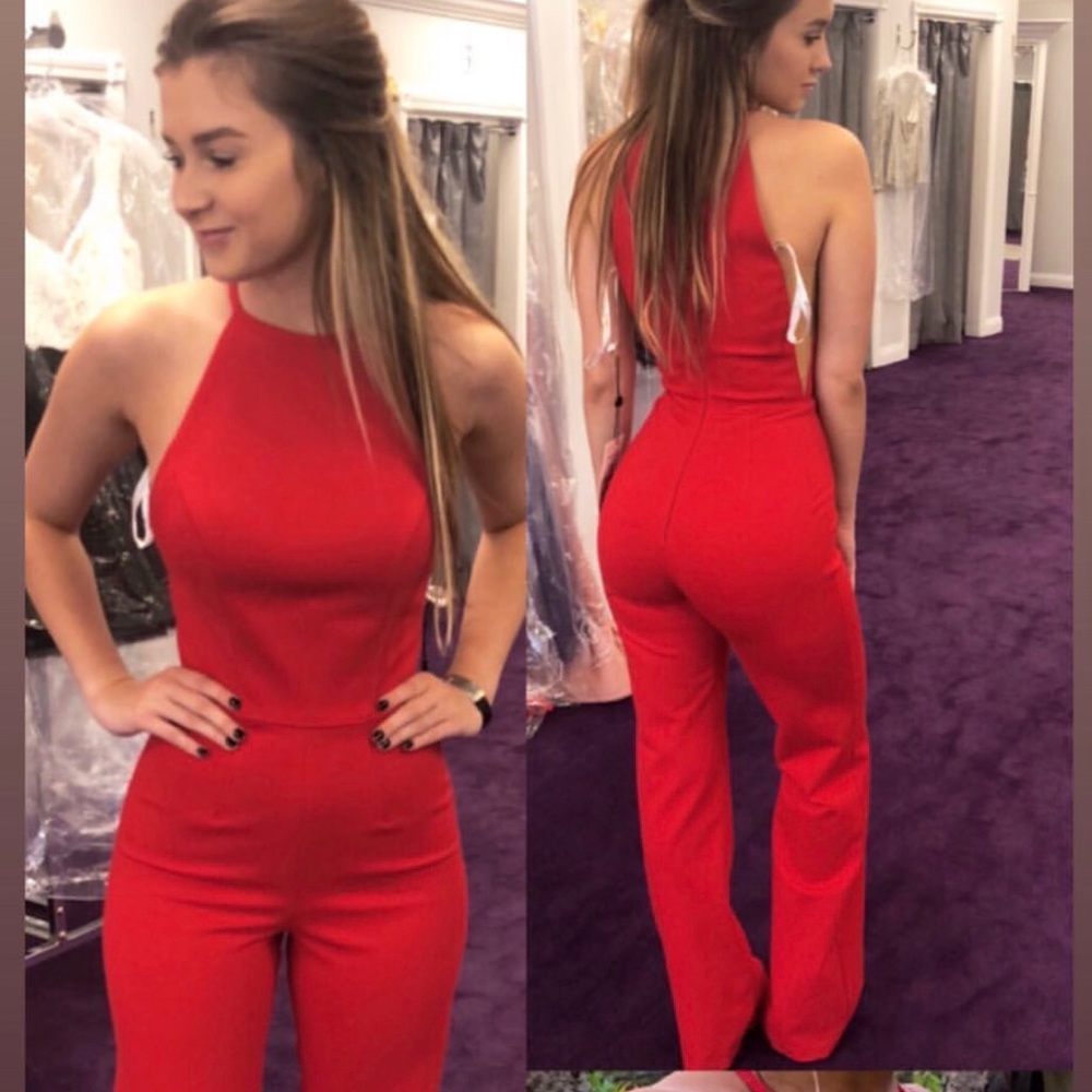 Sherri Hill Jumpsuit (belt attached)